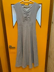 Y【Y5-08】◇  Noela    サイズ不明　ノースリーブロングワンピース　グレー