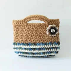 セット１４.バッグ＋お花ブローチ