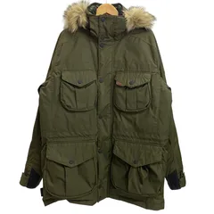 ラルフローレン RALPH LAUREN RLX ファー ダウンコート ジャケット グリーン Mサイズ 201MT-5700のサムネイル