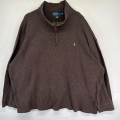 Polo by Ralph Lauren ハーフジップキャメルLL - メルカリ