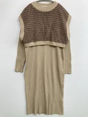 LOWRYS FARM ローリーズファーム ワンピース F ベージュ