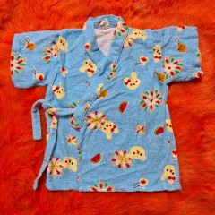 スイカ うさぎ クマ 花火 パータン 浴衣 甚平 トップス キッズ95