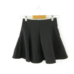 Dazy ミニスカート フレア 黒 S *T191