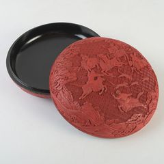 堆朱 盆 茶托 煎茶碗 セット 彫刻 伝統工芸 - メルカリ