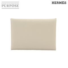 HERMES ベージュマルファ カードケース ギフトボックス付き - メルカリ