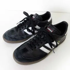 アディダス adidas サンバ レザー Samba Leather スニーカー 019000 シューズ 26.0cm 黒 ブラック 白 US 8 くつ 靴