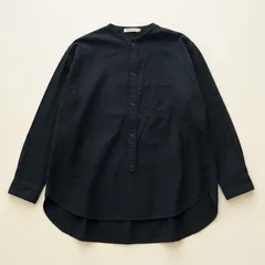 ゴーシュ プルオーバーブラウス シャツ ブラック サイズ2 薄手 コットン 長袖のサムネイル