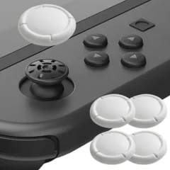【在庫セール】コントローラー キャップ アナログジョイスティックカバー アナログスティックカバー ジョイスティックカバー カバー ニンテンドースイッチ ボタンカバー 修理 スティックカバー 交換 ジョイコン 純正 スイッチ に近いデザイン 用 ホワイト Joy