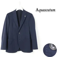 新品 Aquascutum (Men) アクアスキュータム ヘリンボーン ニット ブレザー ジャケット TEC.3 Herringbone Knit Blazer S 34 # 290のサムネイル