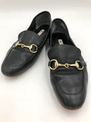 DIANA ダイアナ ビット付き フラット ローファー シューズ size24?/黒 ■■ レディース