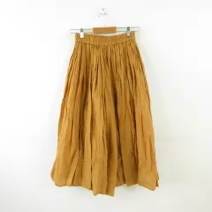 ロペピクニック ROPE Picnic ギャザーワイドパンツ ロング 茶 38 *A806