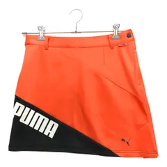 中古 レディース プーマ PUMA スカート L オレンジ系 軽量