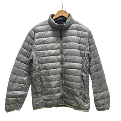 【人気】UNIQLO ユニクロ ウルトラライトダウンジャケット グレー　メンズ Lサイズ 古着 C-212