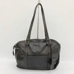 ゲンテン genten ボストン バッグ カーキ ゴートヌメ レザー - メルカリ