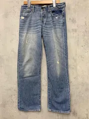 Abercrombie & Fitch アバクロンビー＆フィッチ ダメージ加工 デニムパンツ size00/青 ■■ レディース