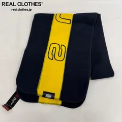 【未使用】Supreme/シュプリーム【18AW】Polartec Logo Scarf/ポーラテック ロゴ スカーフ/マフラー/イエロー/ネイビーのサムネイル