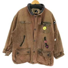 バブアー Barbour イングランド製 裏地チェック BUSHMAN JACKET メンズ import：L のサムネイル