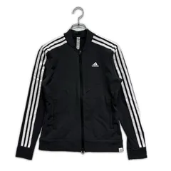 中古 レディース アディダスゴルフ adidas GOLF フルジップアウター M グレー系 スリーストライプス ダブルジップ