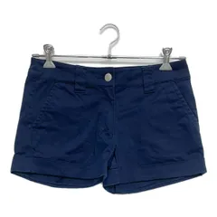 中古 レディース フィラゴルフ FILA GOLF ショートパンツ L 紺 ネイビー シンプル