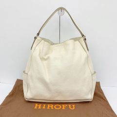 HIROFU チェスタ ミニトートバックHロゴ シボ革 レザー保存袋あり