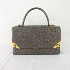 JRA認定タグ付オーストリッチレザーハンドバック calva house - メルカリ