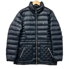 POLObyRalphLauren(ポロラルフローレン) ダウンコート サイズLG L レディース - ダークネイビー 長袖/ジップアップ/冬