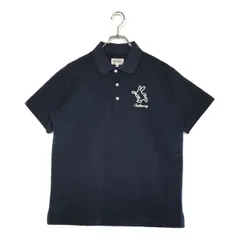 中古 メンズ ジャックバニー Jack Bunny!! 半袖ポロシャツ 5(L) ネイビー シンプル ストレッチ