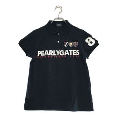 PEARLY GATES パーリーゲイツ ポロシャツ 半袖 ネイビー サイズ1