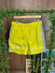 ナイキ刺繍スウッシュナイロンショーツ (ランニング Swim)