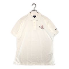 【極美品】マスターバニー×バットマン 限定コラボ ポロシャツ 5 L 白 日本製 極美品】マスターバニー×バットマン 限定コラボ ポロシャツ 5 L 白