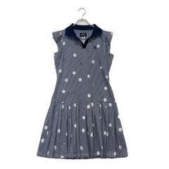 PEARLYGATES千鳥サッカーUVポロワンピース＜ゴルフボール総柄プリント