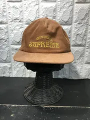 Supreme 24ss Champagne Corduroy 5-Panel Cap