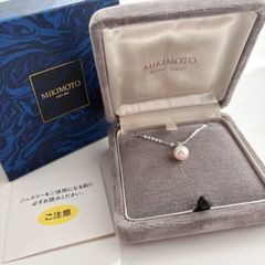 Mikimoto ネックレス イニシャルM パール付 - メルカリ