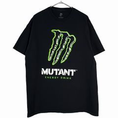 Monster 몬스터 MUTANT Energy Drink 로고 T셔츠 기업 로고 블랙(맨즈 L상당) 중고 헌 옷 X7674