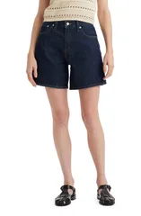 リーバイス レディース ボトムス デニムパンツ ハイウエスト ショートパンツ Levis High Waist Mid Thigh Baggy Denim Shorts Remember Together デニム