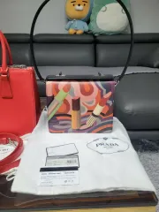 プラダ サフィアーノ プリント ショルダー | U コラボ