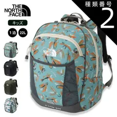 種類2：K/F ザ・ノース・フェイス キッズ  リュック THE NORTH FACE NMJ72351 K TOSS BOX トスボックス 22L バックパック リュック 22L 中型 ジュニア 通学 林間学校 キャンプ アウトドア 自立構造 背負いやすい 
