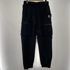 【中古】#FR2 ナイロン カーゴパンツ サイズL 黒 撫子 エフアールツー[91]のサムネイル