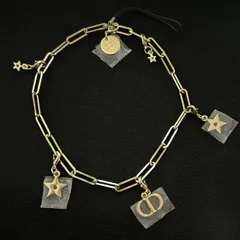 クリスチャンディオール Christian Dior  ゴールド CDロゴ スター ストラップ　260408005