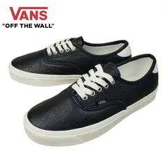 VANS スニーカーVANS ヴァンズ バンズ【箱なし】AUTHENTIC LUX オーセンティック ラックスBLACK ブラック黒 白 モノトーン レザー レディース スニーカー 靴 ローカット スケシュー
