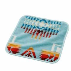ペンドルトン PENDLETON ジャガードタオル マルチクロス チーフジョセフ アクア 【日本正規品】