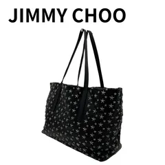 JIMMY CHOO ジミーチュウ トートバッグ サシャL スタースタッズ レザー