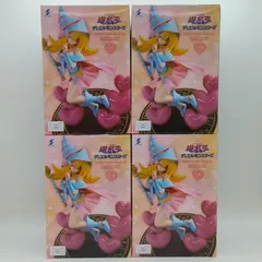 【未開封】まとめ売り 4体セット 遊戯王 デュエルモンスターズ ブラック・マジシャン・ガール HereDitail フィギュア クリーミーカラーVer. エスケイジャパン SK JAPAN 4個セット D-3-1