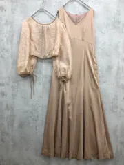 Kastane カスタネ K223507-72 オケージョンドレス ワンピース size1/ベージュ ■■◎レディース