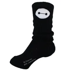 ディズニー女性用靴下レディース ぬいぐるみ付 60cmルーズソックスブラック