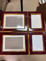 【２個セット】クラシカル　フォトフレーム　ツイン