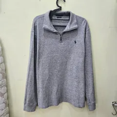 XL ポロ ラルフローレン ハーフジップアップ ニット