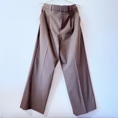 UNIQLO ユニクロ タックワイドパンツ L オリーブ