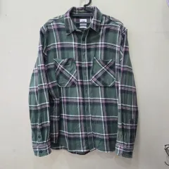 M ザラ チェック シャツ リラックスフィット