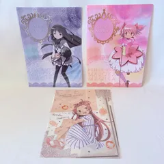 魔法少女まどか☆マギカ ローソン限定クリアファイル まどか ほむら 杏子 3枚セット